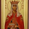 St Helen Equal to Apostles Icon Hand Painted Byzantine Orthodox