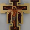 hand painted wall crucifix icon hand painted orthodox