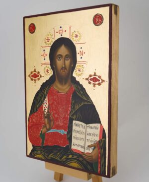 jesus christ the teacher icon hand painted orthodox