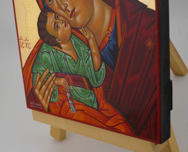 panagia glykophilousa icon hand painted orthodox