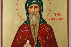 saint maximus the confessor icon hand painted orthodox