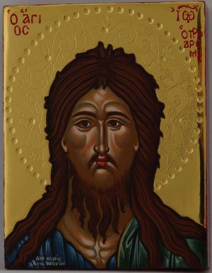 st john the baptist miniature icon