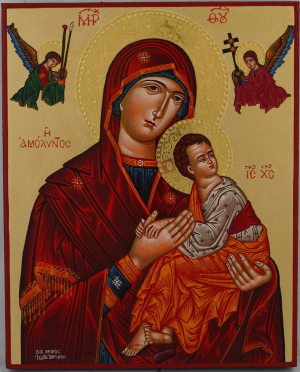 theotokos of the passion icon hand painted orthodox