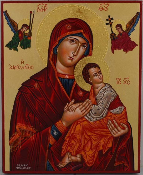 theotokos of the passion icon hand painted orthodox