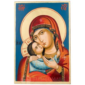 virgin mary icon rilska eleusa