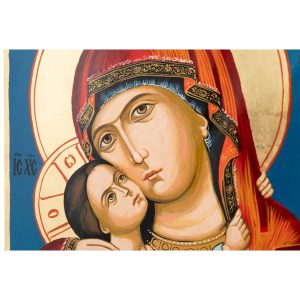virgin mary icon rilska eleusa