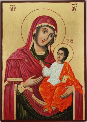 virgin mary the guide icon hand painted orthodox