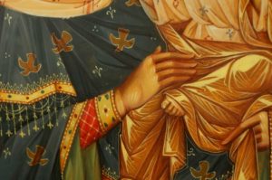 Konevskaya Golubitskaya Mother of God Hand Painted Byzantine Icon on Wood