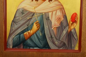 Konevskaya Mother of God and Mary Magdalene Hand Painted Diptych Icon Byzantine