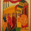 Presentation of Christ Hand Painted Byzantine Orthodox Icon on Wood