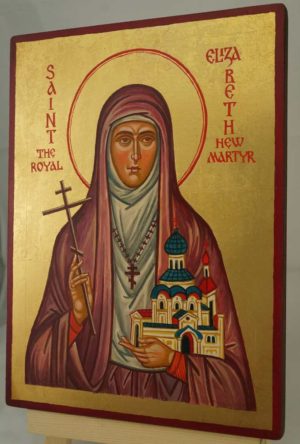 Saint Elizabeth the New Martyr Han Painted Orthodox Icon