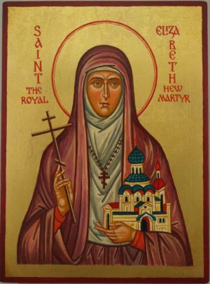 Saint Elizabeth the New Martyr Han Painted Orthodox Icon