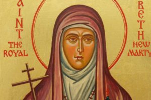 Saint Elizabeth the New Martyr Han Painted Orthodox Icon
