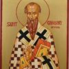 Saint Gregory of Nyssa Hand Painted Orthodox Icon on Wood