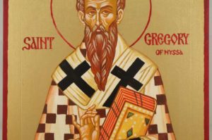 Saint Gregory of Nyssa Hand Painted Orthodox Icon on Wood