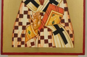 Saint Gregory of Nyssa Hand Painted Orthodox Icon on Wood