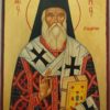 Saint Nectarios of Aegina Hand Painted Greek Orthodox Icon on Wood