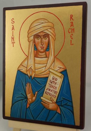 Saint Rachel the Righteous Hand Painted Orthodox Icon on Wood