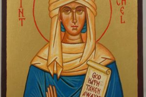 Saint Rachel the Righteous Hand Painted Orthodox Icon on Wood