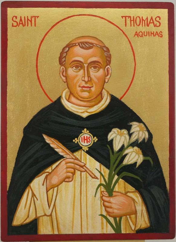 Saint Thomas Aquinas Orthodox Icon - BlessedMart