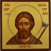 Saint Walstan of Bawburgh Hand Painted Orthodox Icon