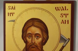 Saint Walstan of Bawburgh Hand Painted Orthodox Icon