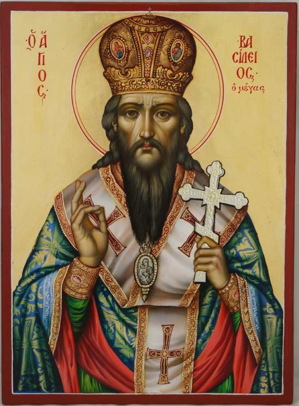 Saint Basil the Great Orthodox Icon BlessedMart