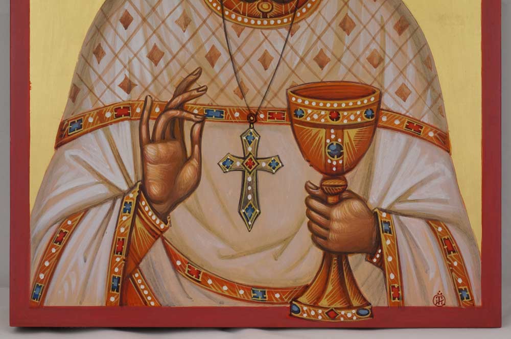 Saint John of Kronstadt Hand Painted Orthodox Icon on Wood