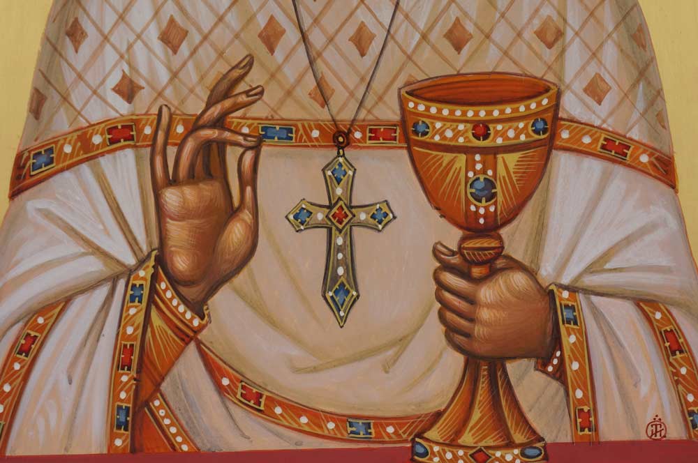 Saint John of Kronstadt Hand Painted Orthodox Icon on Wood