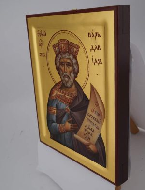 holy prophet king david icon hand painted orthodox