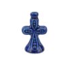 Ceramic Candle Holder B Cross Design Orthodox Candlestick