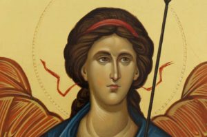 Saint Archangel Michael Hand Painted Orthodox Icon on Wood