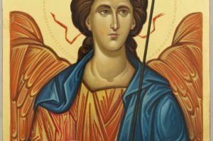 Saint Archangel Michael Hand Painted Orthodox Icon on Wood