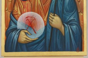Saint Archangel Michael Hand Painted Orthodox Icon on Wood