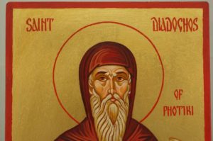 Saint Diadochos of Photiki Hand Painted Orthodox Icon on Wood