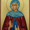 Saint Emilia Large Hand Painted Orthodox Icon on Wood