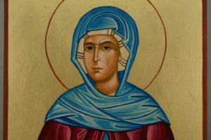 Saint Emilia Large Hand Painted Orthodox Icon on Wood