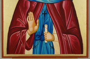Saint Emilia Large Hand Painted Orthodox Icon on Wood