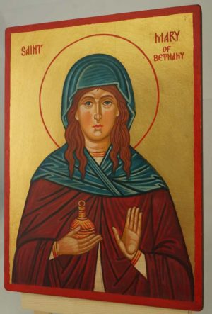 St. Mary of Bethany Hand Painted Orthodox Icon on Wood