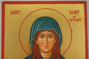 St. Mary of Bethany Hand Painted Orthodox Icon on Wood
