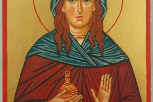 St. Mary of Bethany Hand Painted Orthodox Icon on Wood