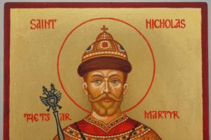 Tsar Martyr Nicholas of Russia Hand Painted Orthodox Icon