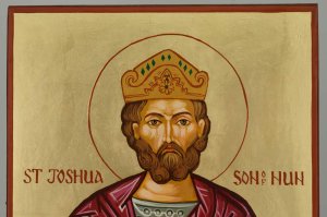 righteous joshua the son of nun navi icon hand painted orthodox
