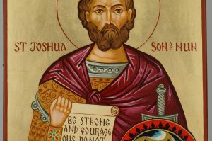 righteous joshua the son of nun navi icon hand painted orthodox