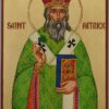 saint patrick of ireland icon large hand painted orthodox