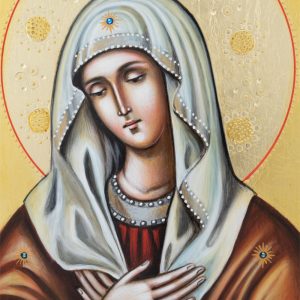 virgin mary extreme humility icon