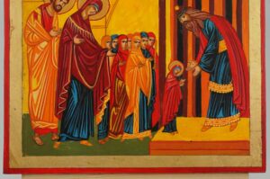Entrance of the Theotokos into the Temple Icon Hand Painted Orthodox