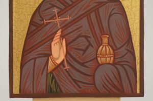 Saint Anastasia Icon small Hand Painted Byzantine Orthodox