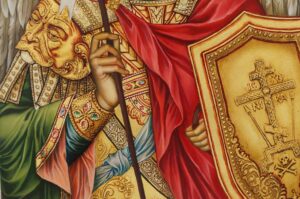 Saint Archangel Michael Icon Hand Painted Byzantine Orthodox