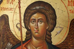 St Archangel Michael Icon Hand Painted Byzantine Orthodox